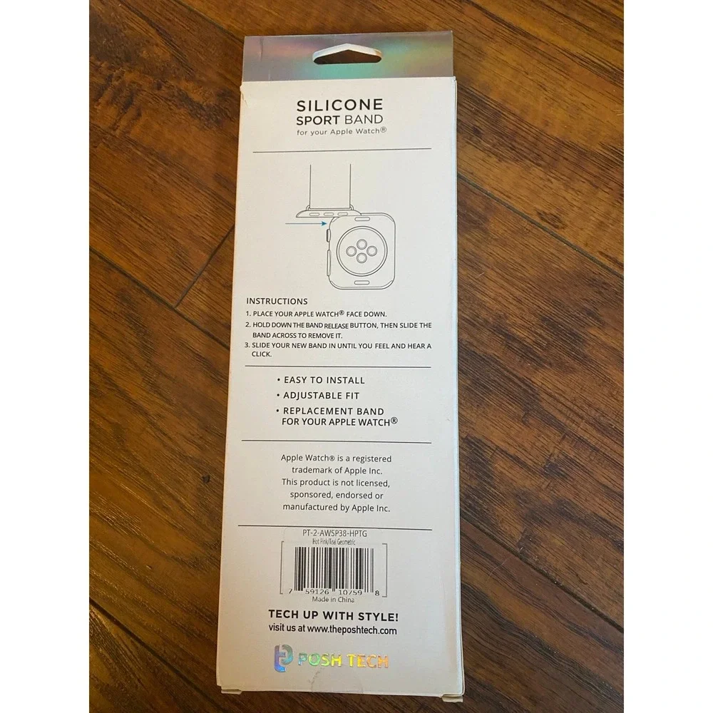 Posh Tech Leather Band fits 38/40  for Apple Watch 10 9 8 7 SE 6